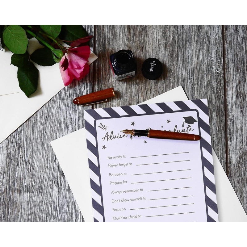 BLUE PANDA Graduation Advice Cards - 60 Pack, 5 x 7 In - Notecards for Graduates - Image 4